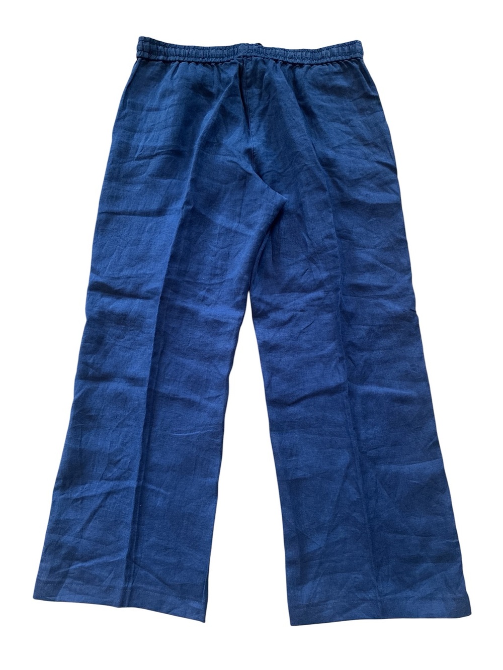 Tommy Bahama Womenโs Navy Drawstring 100% Linen Pants. Size Medium. - Picture 2 of 15